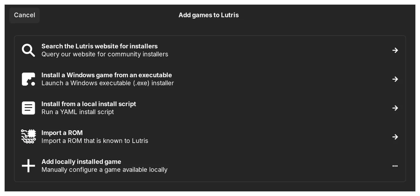 Установка игры